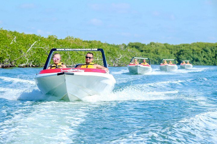 Cancun City Pass: Go City Cancun All-Inclusive vs Pass Plus (Xcaret) vs Individual Tours — Worth It? (2026) 18 Cancun speedboat and snorkel tour: shared speedboat
