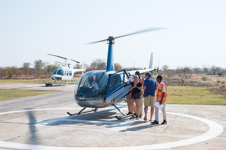 Helicopter Scenic Flight over Victoria Falls 12-13 minutes in Victoria Falls