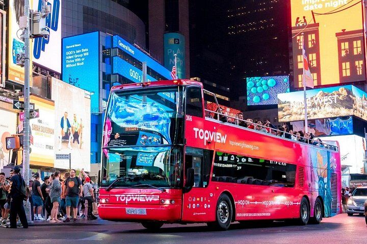 New York Night Tour Open Top Bus Tour (2026 Review & Booking Guide) 1 New York Night Tour Open Top Bus Tour in New York City