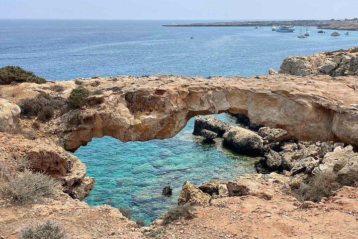 From Larnaca - Cape Greko, Sea Caves, Bridge of Love (Group of 5)