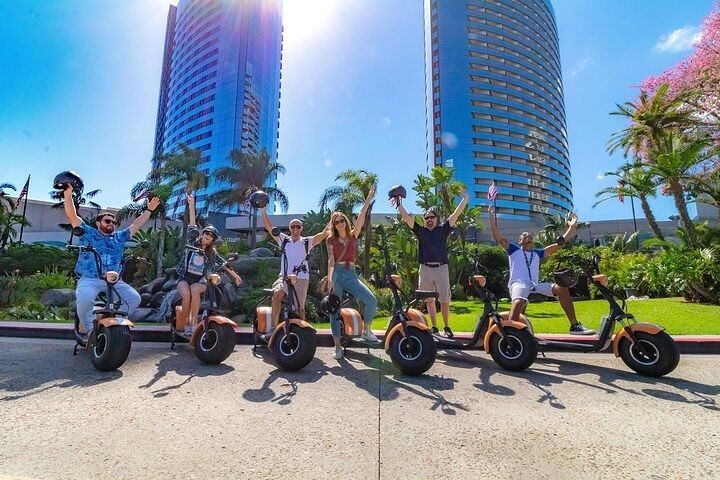 San Diego GPS Guided Scooter Tour: Downtown & Balboa Park Sights