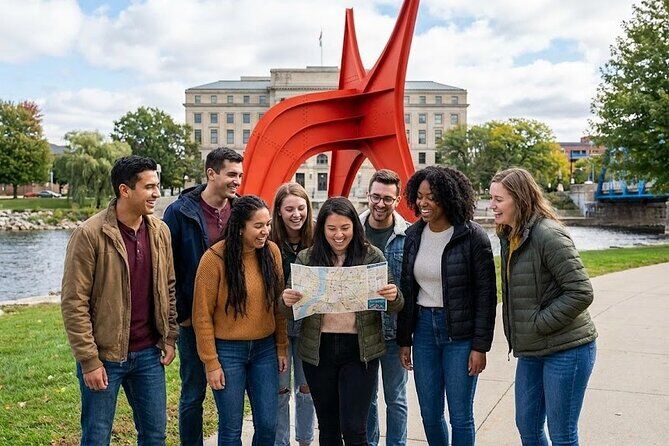 Grand Rapids Michigan Scavenger Hunt Grand Hunt Round River City