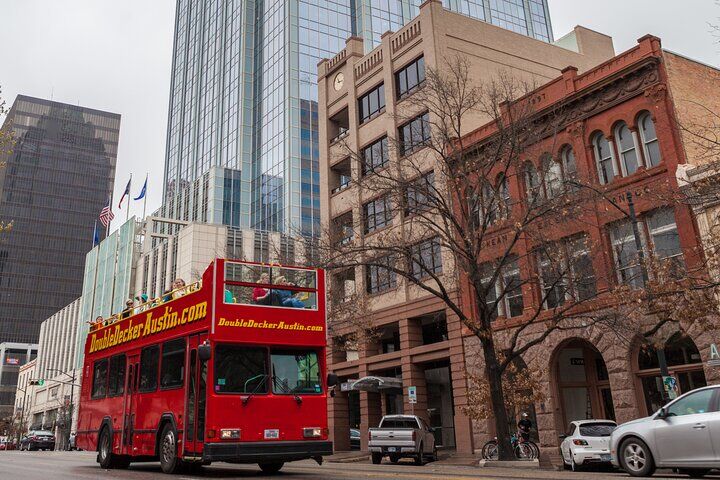 Double Decker Austin Single Loop Sightseeing Tour in Austin