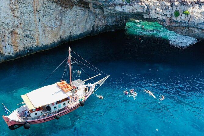 A Boat Trip Top the Pirate Caves - Paros Greece