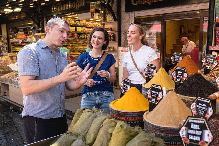 Istanbul Taste of Two Continents Food Tour - Spice Market in Istanbul