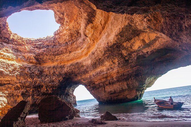 Best Tours & Experiences in Carvoeiro Algarve Portugal 14 Benagil Cave by Boat Carvoeiro AlgarSeco Caves by Minivan from Lagos