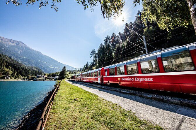 BERNINA EXPRESS with Bus from Milan - St. Moritz Switzerland