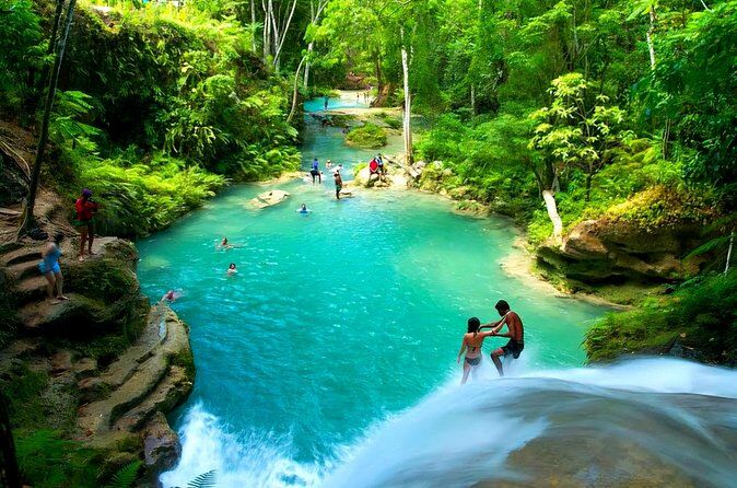 Blue Hole and River Rafting Tour Ocho Rios Pick Ups