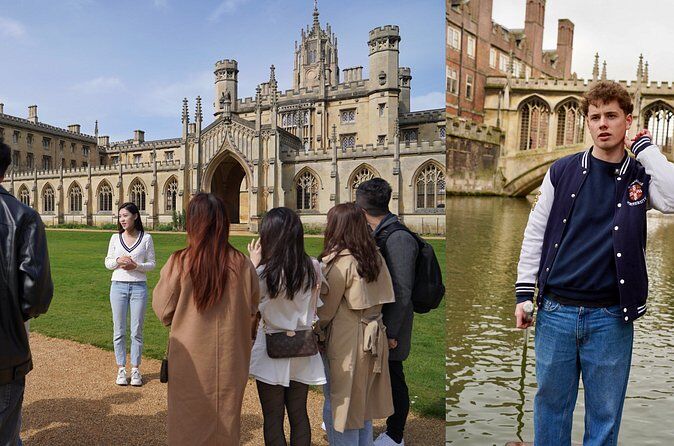 Cambridge Walking and Punting Shared Combined Tour - Cambridge Punting England