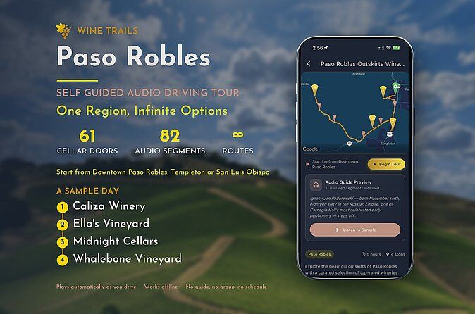 Self Guided Wine Tasting Audio Tour Paso Robles CA - Paso Robles California