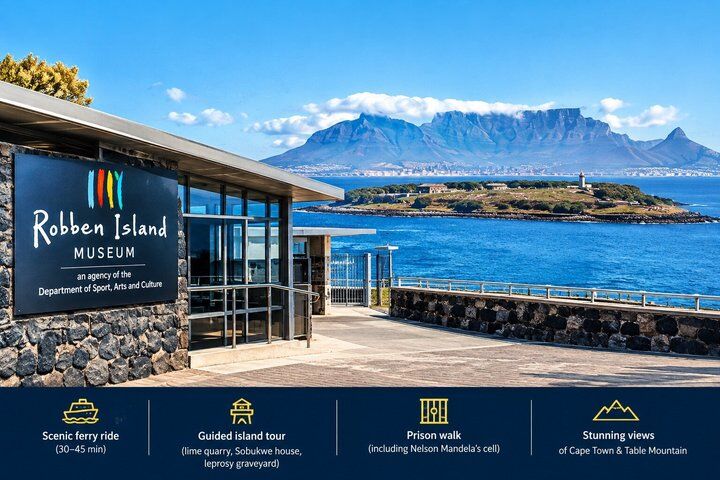 Cape Town City Pass: Is It Worth It? Table Mountain, Robben Island & Individual Tickets Compared (2026) 18 Robben Island Museum Ferry Ticket & Official Museum Guided Tour