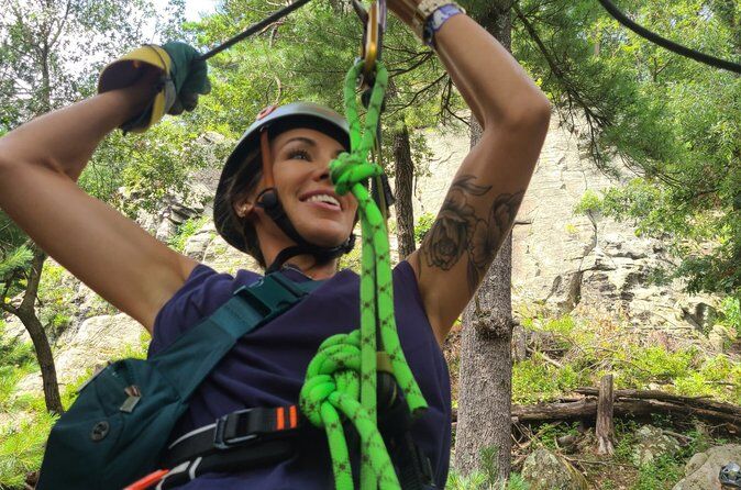 Meilleurs tours et expériences à Wisconsin Dells 16 Chimney Rock Park Zipline Adventure - Wisconsin Dells