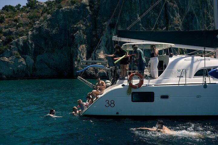 Catamaran Cruise in Nafplio | Greek Buffet & Open Bar