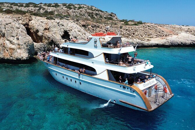 Cruise with Lunch on Ayia Napas Biggest and Most Luxurious Boat - Ayia Napa Cyprus