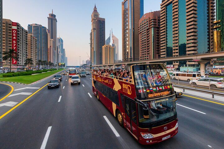 Big Bus Dubai Hop-On, Hop-Off Sightseeing Tour by Open-Top Bus in Dubai