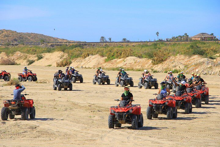 Cabo Migrino Beach and Desert ATV Tour with Tequila Tasting in Cabo San Lucas