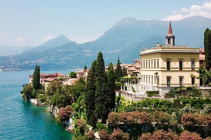 Entrance to the Gardens of Villa Cipressi in Varenna on Lake Como - Varenna Italy