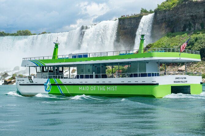 All Inclusive Niagara Falls USA Side Tour with Boat Ride Cave of Winds and More