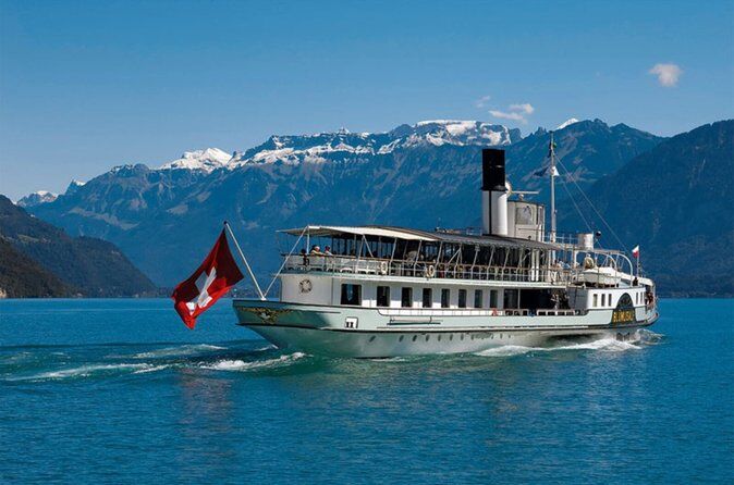 From Basel Private Thun Tour Lake Cruise Beatus Caves and Cheese - Thun Switzerland