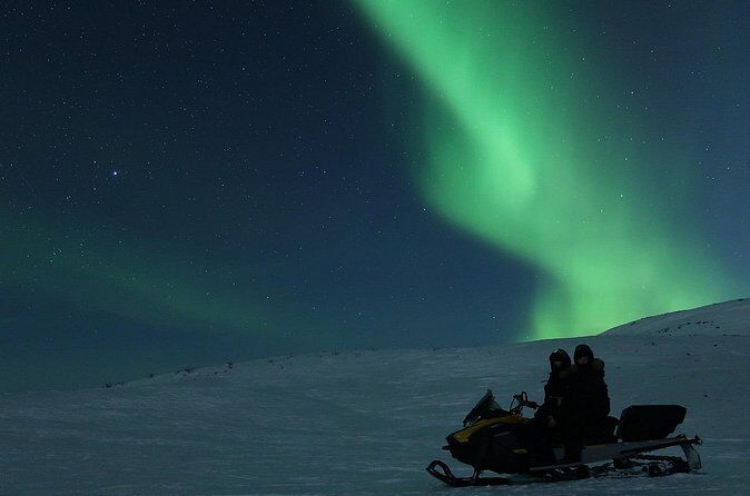 From Kiruna Aurora Snowmobile Adventure - Kiruna Sweden