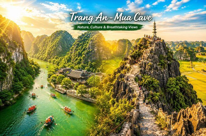 I migliori tour ed esperienze a Ninh Binh 18 From Ninh Binh One Day Tour Hoa Lu Trang an Mua Cave