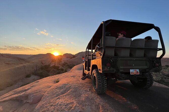 High Adventure Hummer Tour on Hells Revenge - Moab Arches Utah
