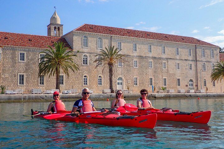 Korcula Half Day Guided Kayak Tour with Local Delicacies