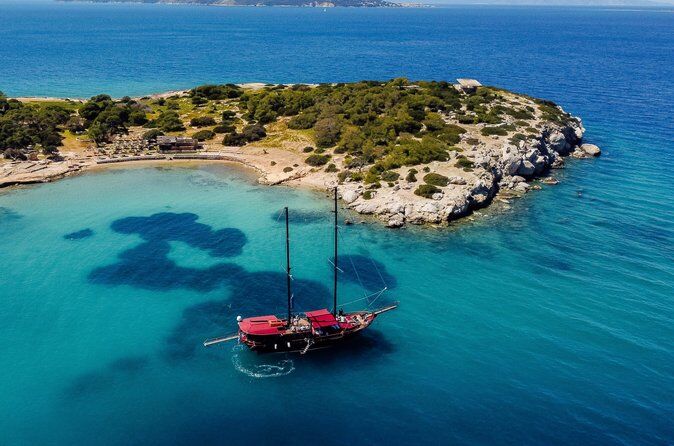 I migliori tour ed esperienze a Egina, Grecia 28 Luxury Cruise to Agistri Moni Aegina with Lunch and Drinks - Aegina Greece