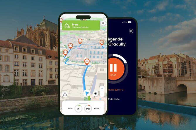 Metz Audio Guided Walking Tour 3h15 and 27 Audio Comments - Metz France