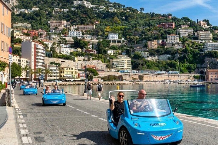 Nice: Panoramic Guided Tour in an Open-Top Electric Car