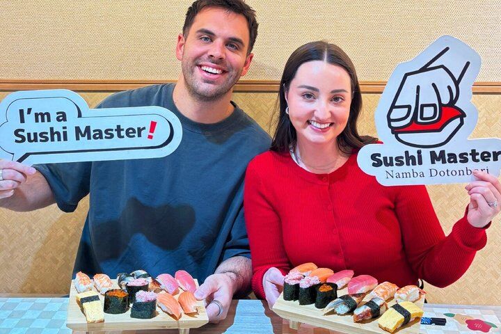 Best Things To Do in Namba: Dotonbori Canal & Kuromon Ichiba Market 13 Osaka Sushi Making Class – Hands-On Nigiri & Rolls (Same-Day OK)