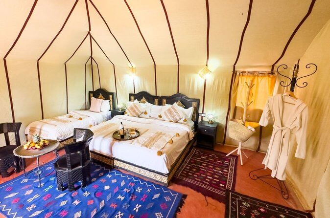 Overnight Camel Safari to Luxury Camp in Merzouga Desert