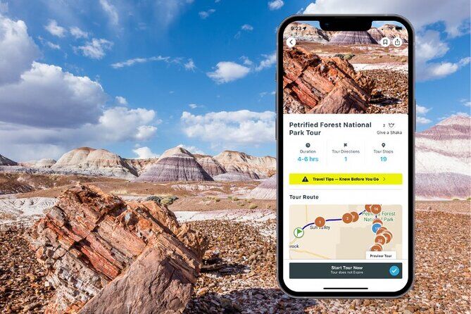 Petrified Forest National Park Self Guided Driving Tour