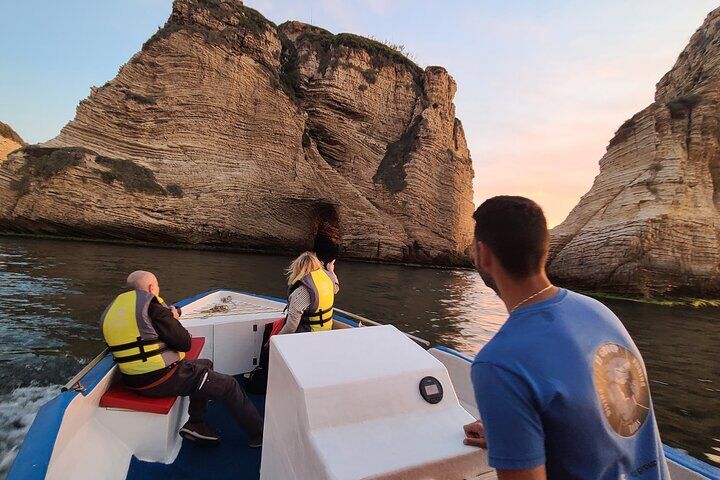 Best Tours & Experiences in Beirut 15 Pigeon Rocks Boat Ride Beirut (Raouche Rocks)