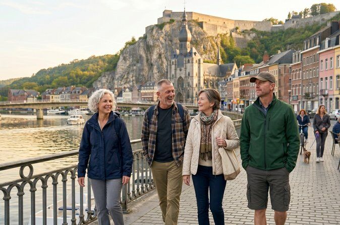 Private Customizable Dinant Architecture Tour Medieval to Modern - Dinant Citadel Belgium