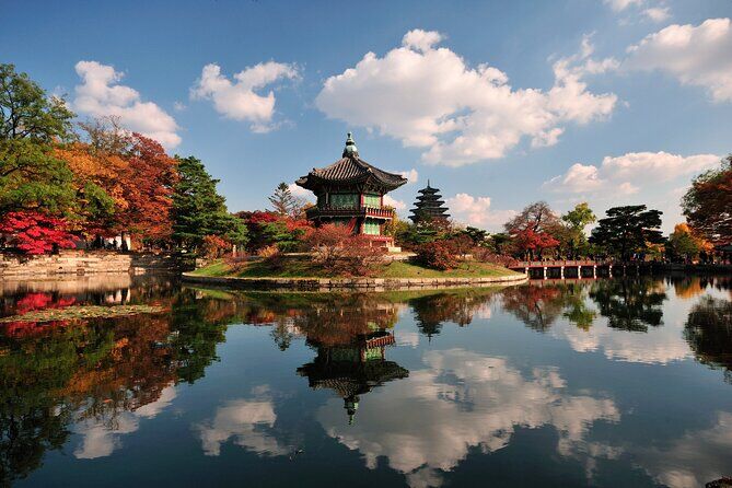 Royal Palace and North Side of Seoul with Gwangjang Market