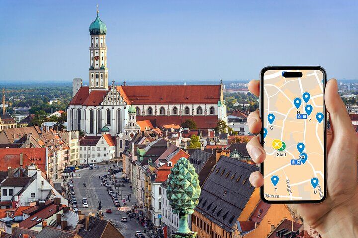 Self-guided scavenger hunt and city game in Augsburg