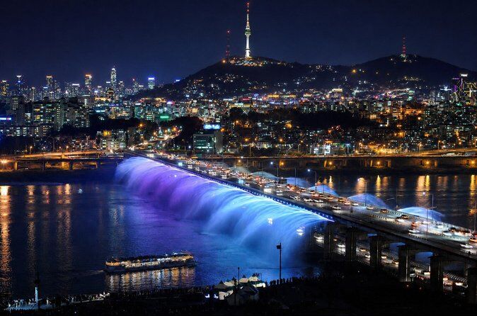 Seoul Night Explorer 4 in 1 Day Including Gwangmyeong Cave and N Seoul Tower