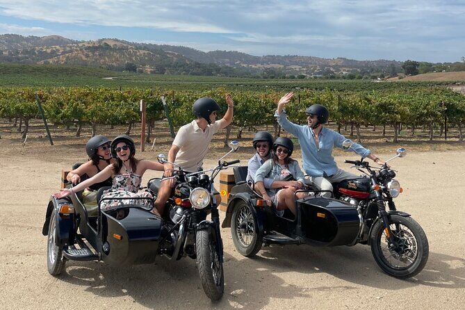 Sidecar Vineyard Ride - San Luis Obispo California