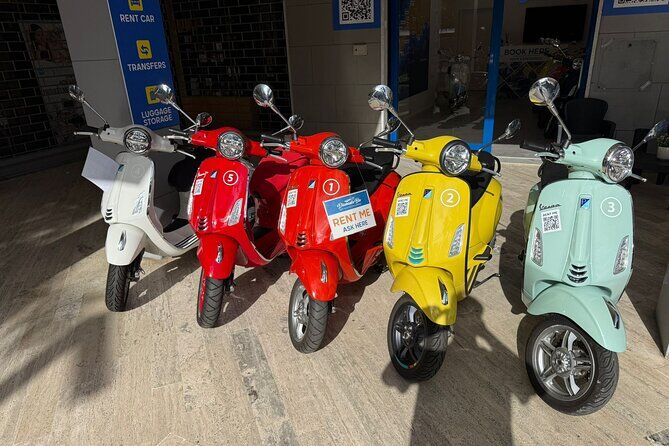 Sorrento Rental Scooter Vespa 125cc - Sorrento Italy