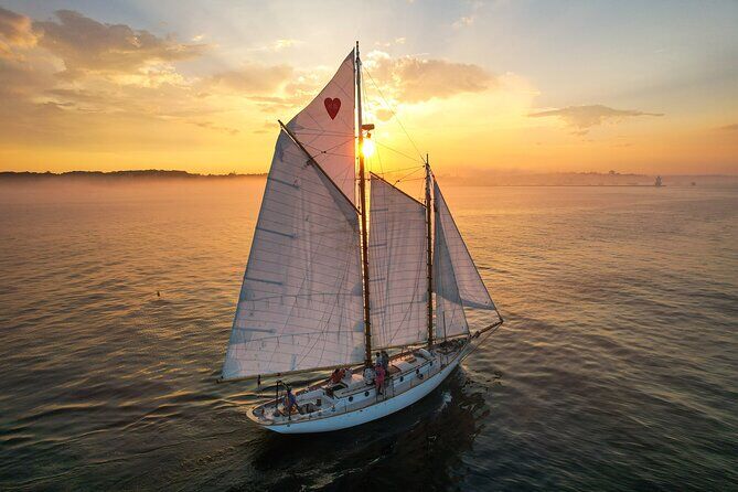Sunset Windjammer Cruise Along the Coast of Portland Maine - Portland Maine Old Port