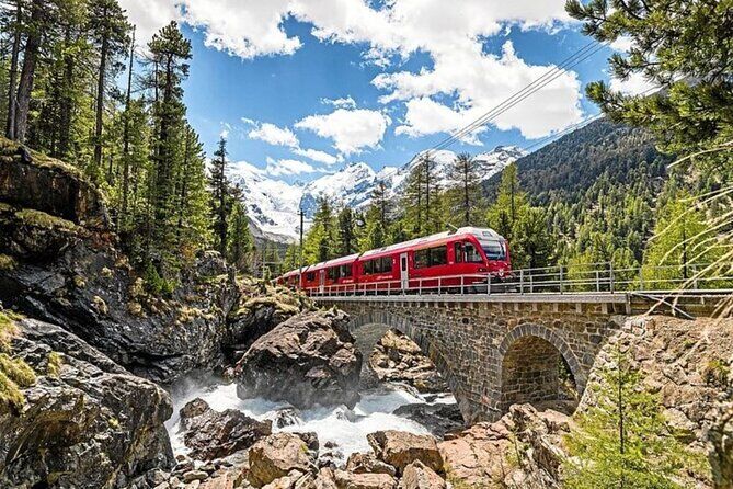 Swiss Alps Bernina Train and St Moritz Day Tour from Milan - St. Moritz Switzerland