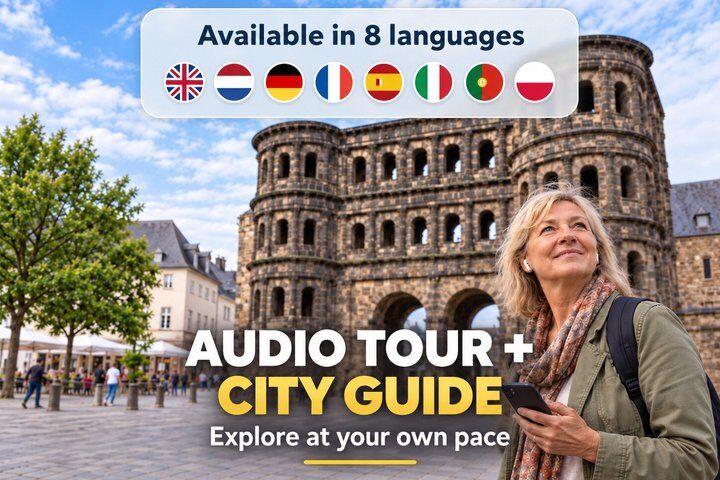 Best Tours & Experiences in Trier Porta Nigra Germany 12 Trier: City Walk with Audio Guide in 7 Languages on your Phone