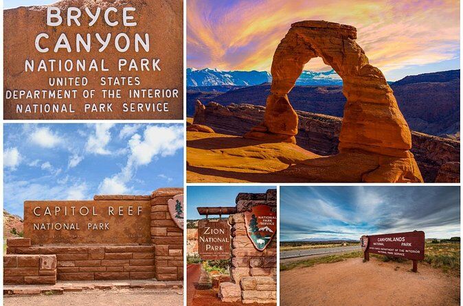 Utah Mighty 5 National Parks Self Driving Audio Tours - Moab Arches Utah