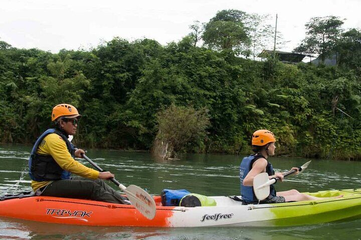 Vang Vieng Kayaking Fun Rapid and Float Tour
