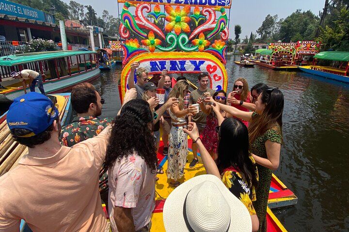 Best Things To Do in Xochimilco: Trajinera boat ride & Floating mariachi and food boats 10 Xochimilco & Mexican Party with Guacamole & Unlimited Drinks