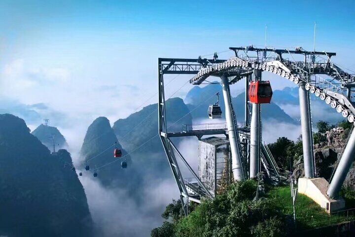 Best Things To Do in Yangshuo: Li River Cruise & Yulong River 15 Yangshuo Ruyi peak & round way cable car ticket