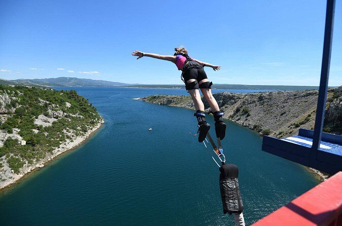 Zadar Croatias Highest Bungee Jump at Maslenica Bridge