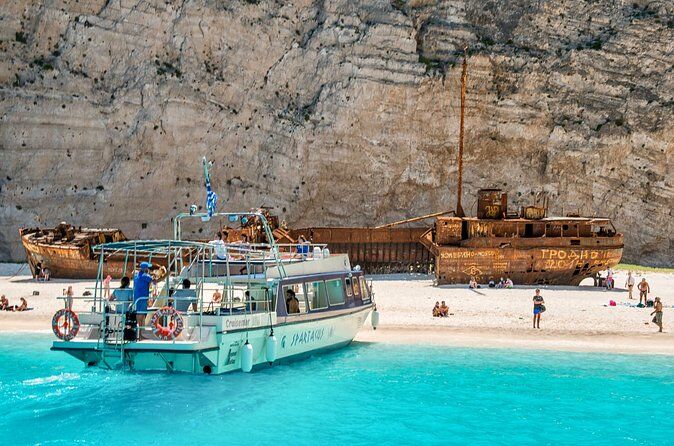 Meilleurs tours et expériences à Zakynthos Greece 21 Zakynthos Half Day Tour and Cruise to Navagio Beach and Blue Caves - Zakynthos Greece