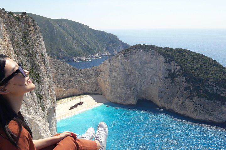 Meilleurs tours et expériences à Zakynthos Greece 12 Zakynthos : One day small group tour to Navagio beach Blue Caves & top view